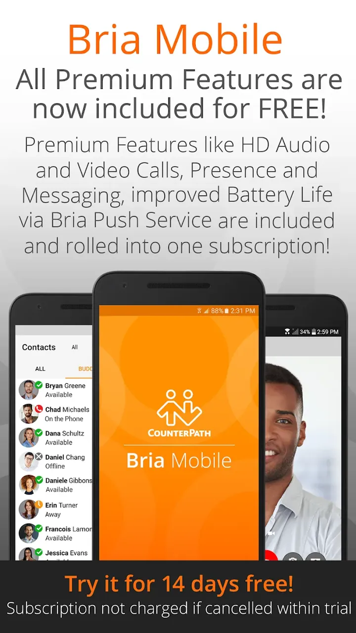 Bria Mobile screenshot 2