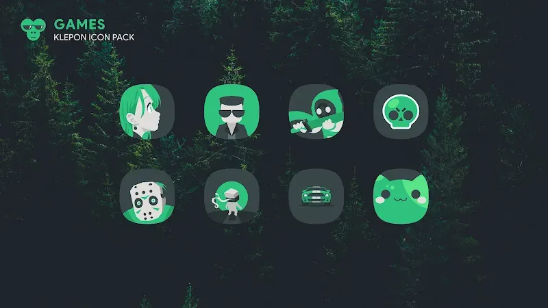 Klepon: Dark Icon Pack screenshot 3