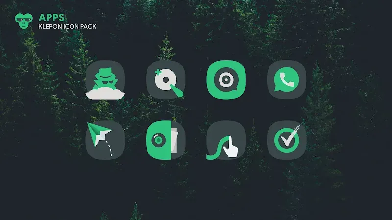 Klepon: Dark Icon Pack screenshot 2