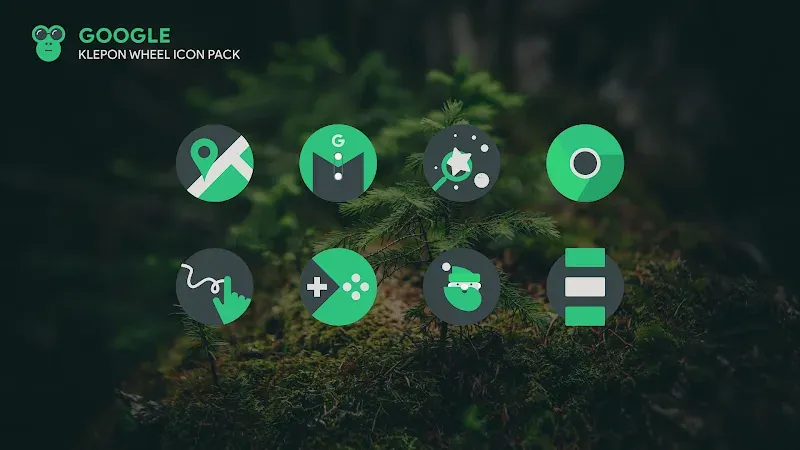 Klepon Wheel: Dark Icon Pack screenshot 4