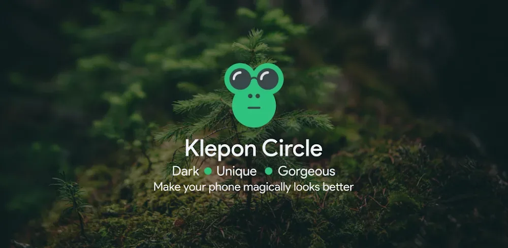 Klepon Wheel: Dark Icon Pack screenshot 1