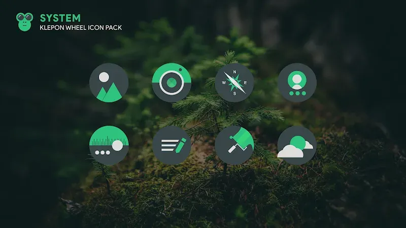 Klepon Wheel: Dark Icon Pack screenshot 5