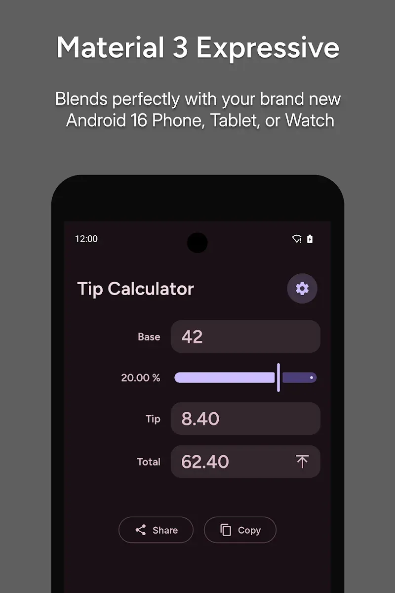 Tip Calculator, Clean and Simple screenshot 5
