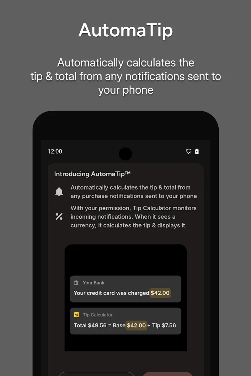 Tip Calculator, Clean and Simple screenshot 6