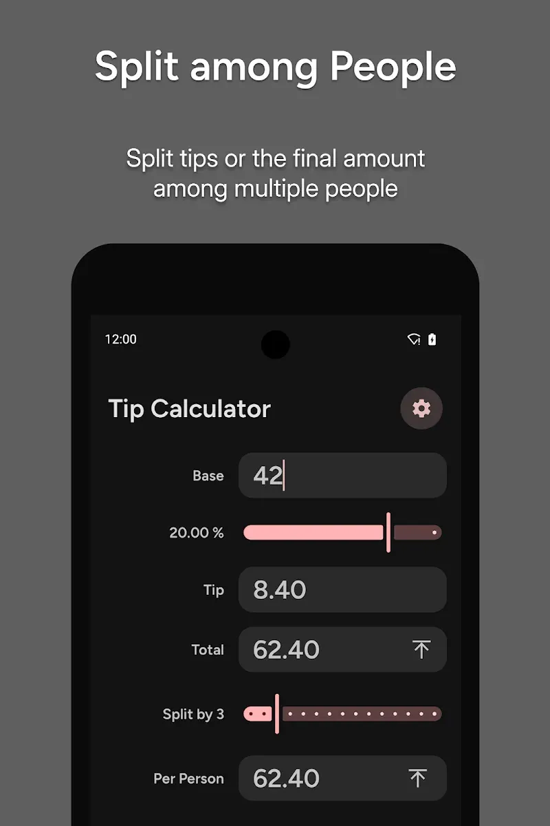 Tip Calculator, Clean and Simple screenshot 4