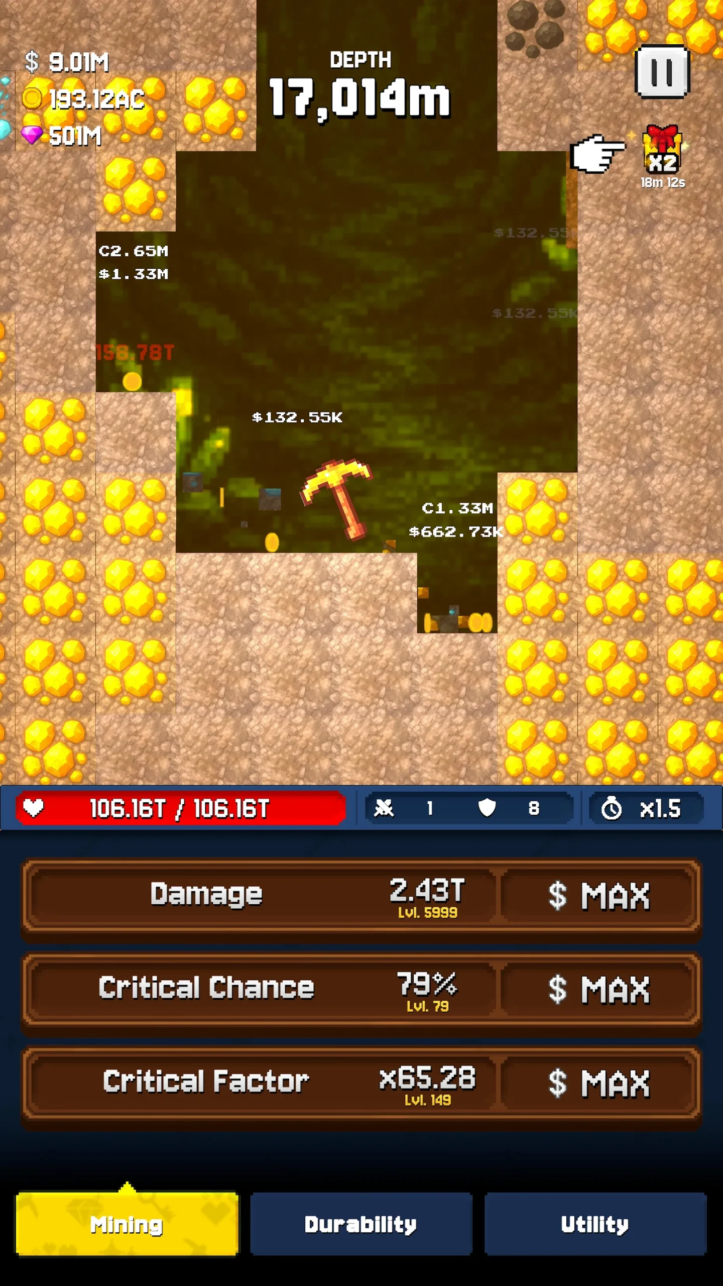 Idle Block Miner screenshot 3