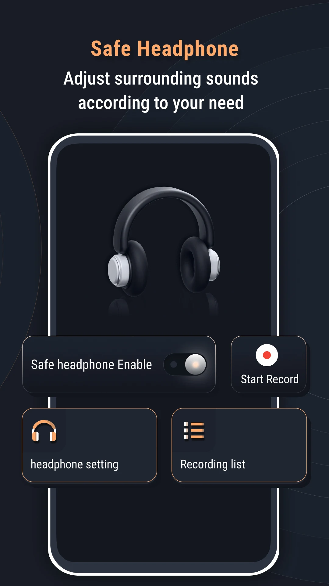 Safe Hearing: Recording Aid screenshot 2