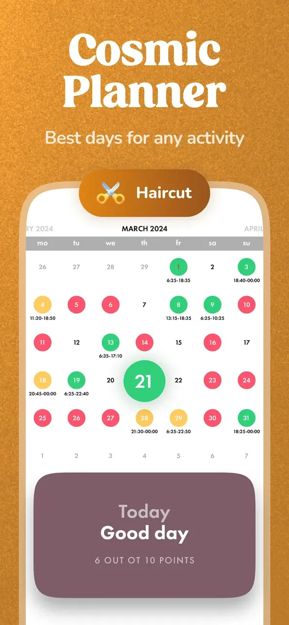Navamsha: Moon Phase Calendar screenshot 3