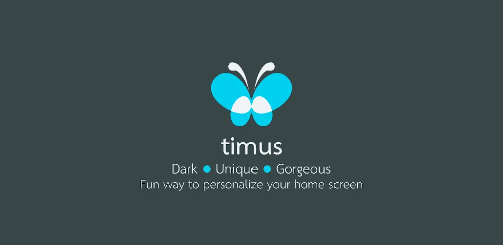 Timus: Squircle Dark Icon Pack screenshot 1