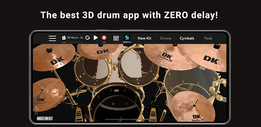 DrumKnee 3D Drums screenshot 1