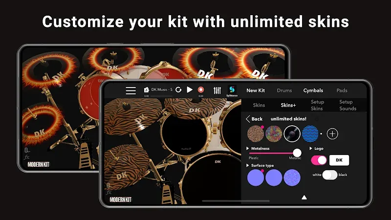 DrumKnee 3D Drums screenshot 2