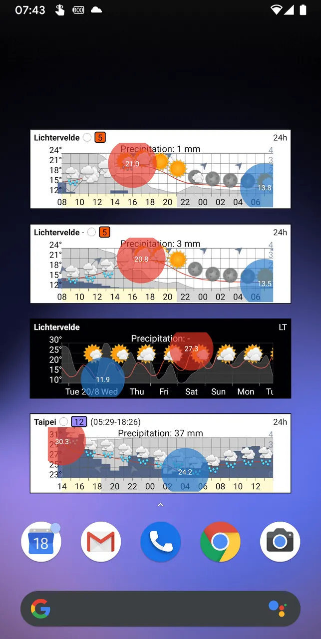 Meteo Weather Widget screenshot 2