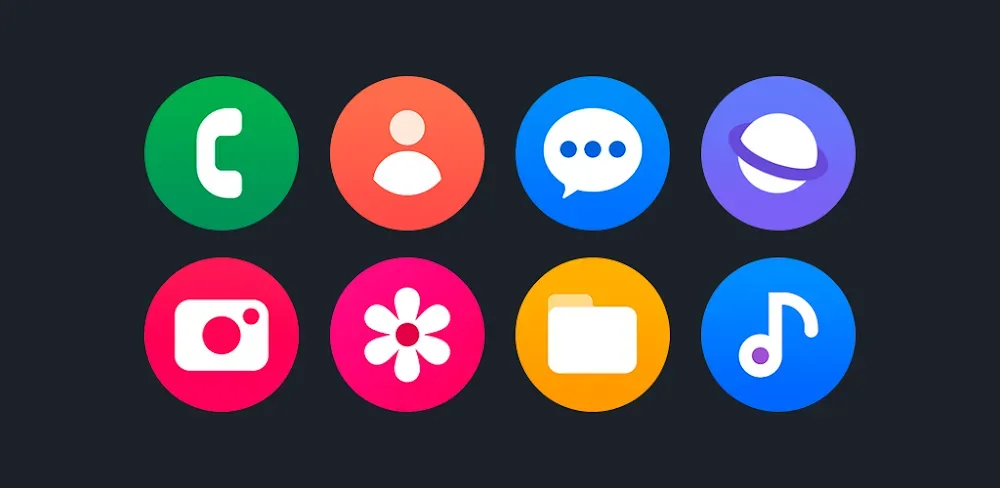 OneMax 6 - Icon Pack (Round) screenshot 1