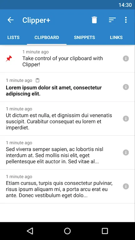 Clipper+ screenshot 3
