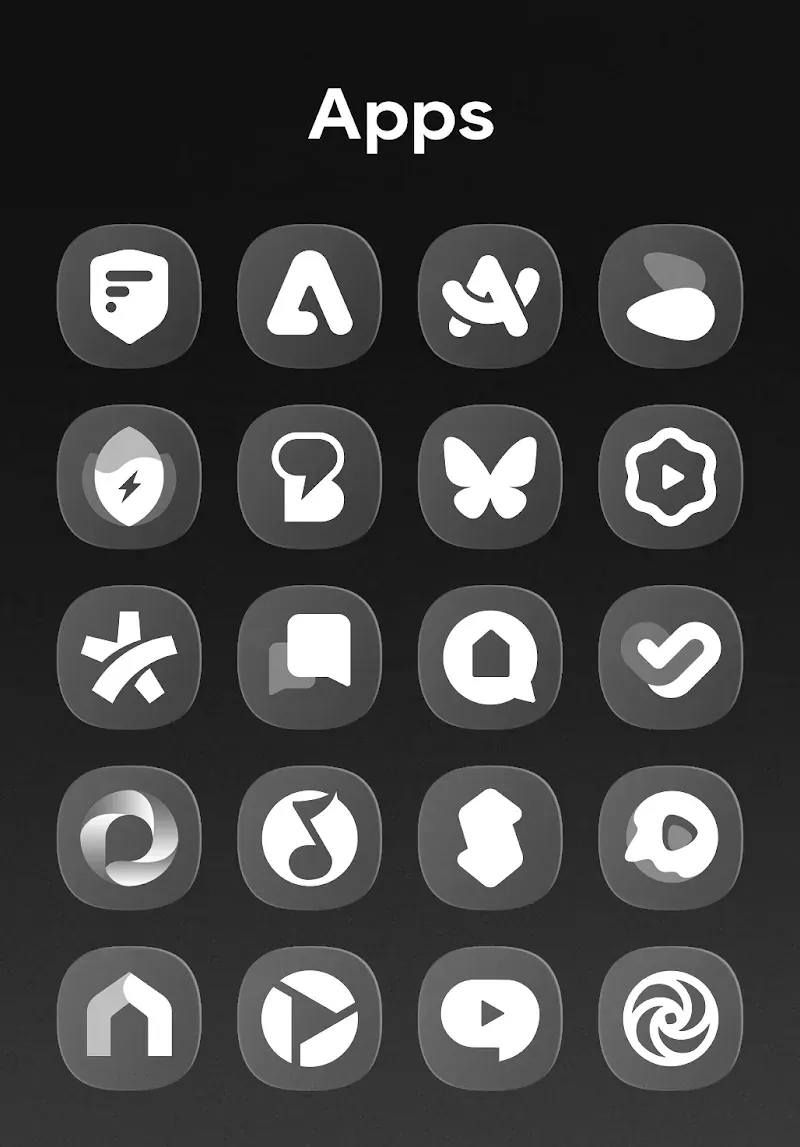 OneGlass 8 - Icon Pack screenshot 5