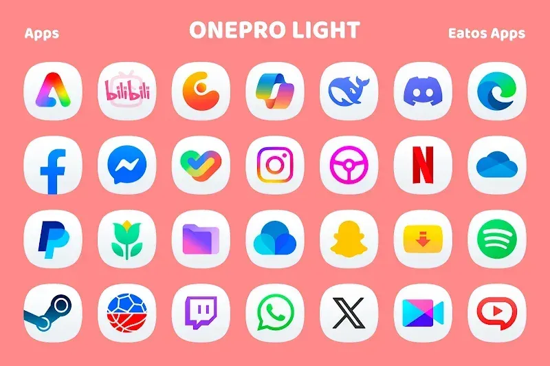 OneLight 7 - Icon Pack screenshot 5
