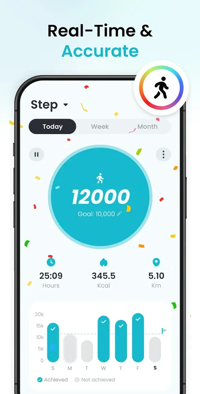 Pedometer StepGo screenshot 3