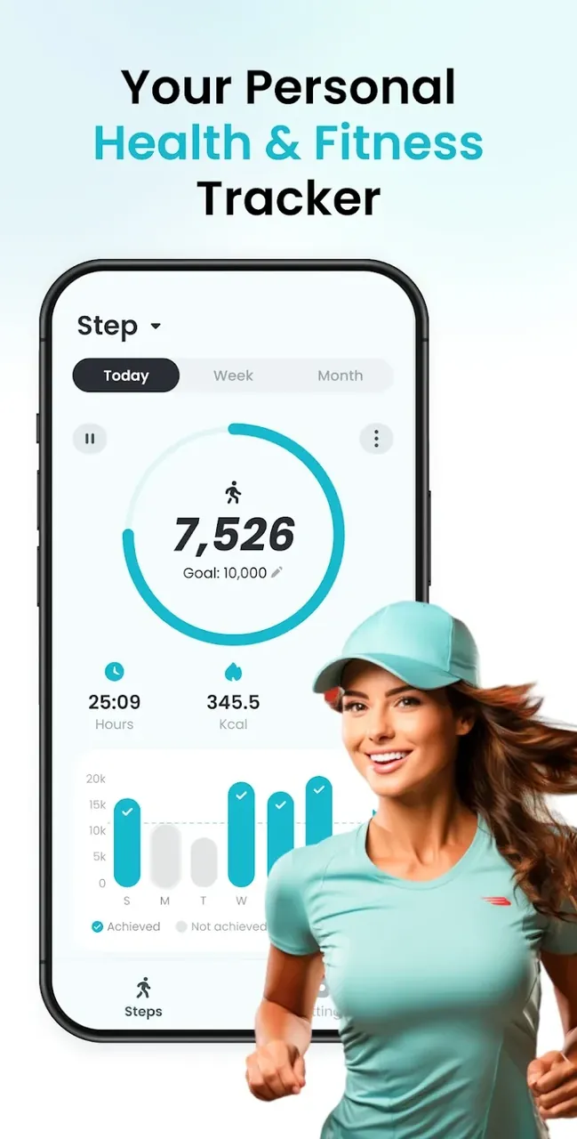 Pedometer StepGo screenshot 2
