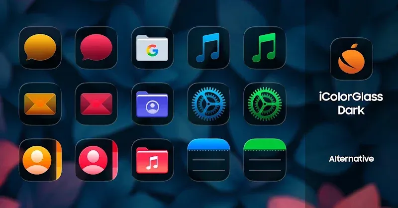 iColorGlass Dark screenshot 5