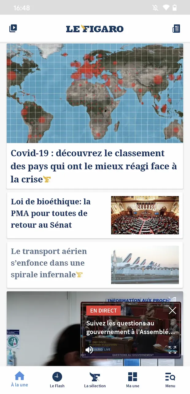 Le Figaro.fr: Actu en direct screenshot 2