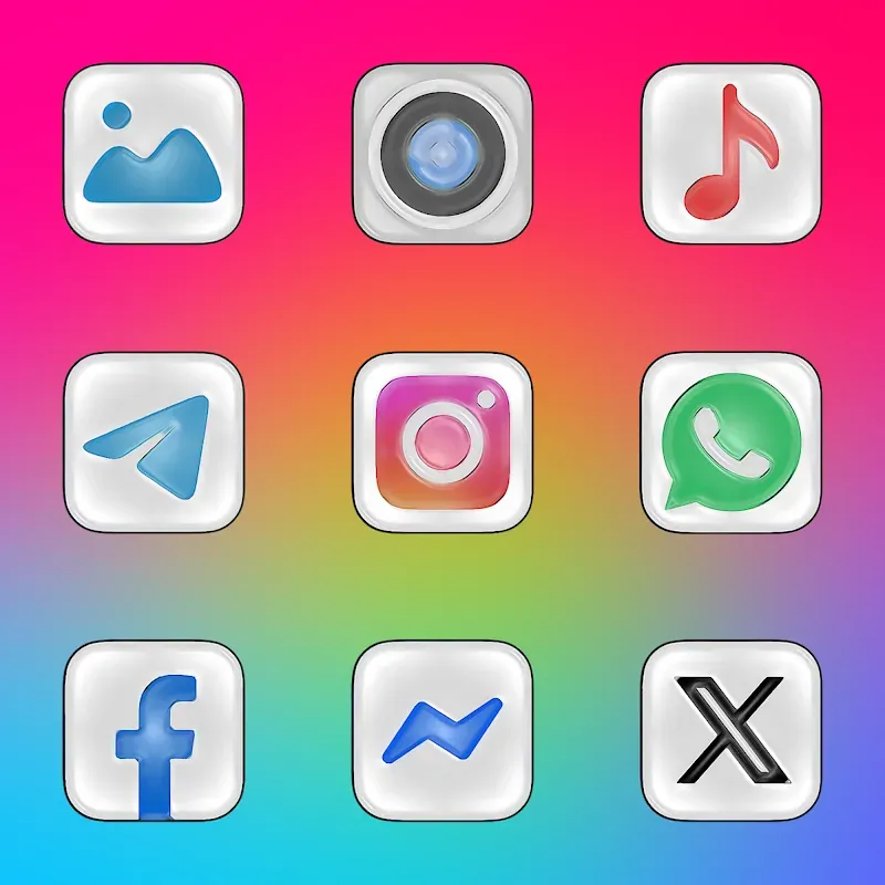 Glossy - Icon Pack screenshot 3
