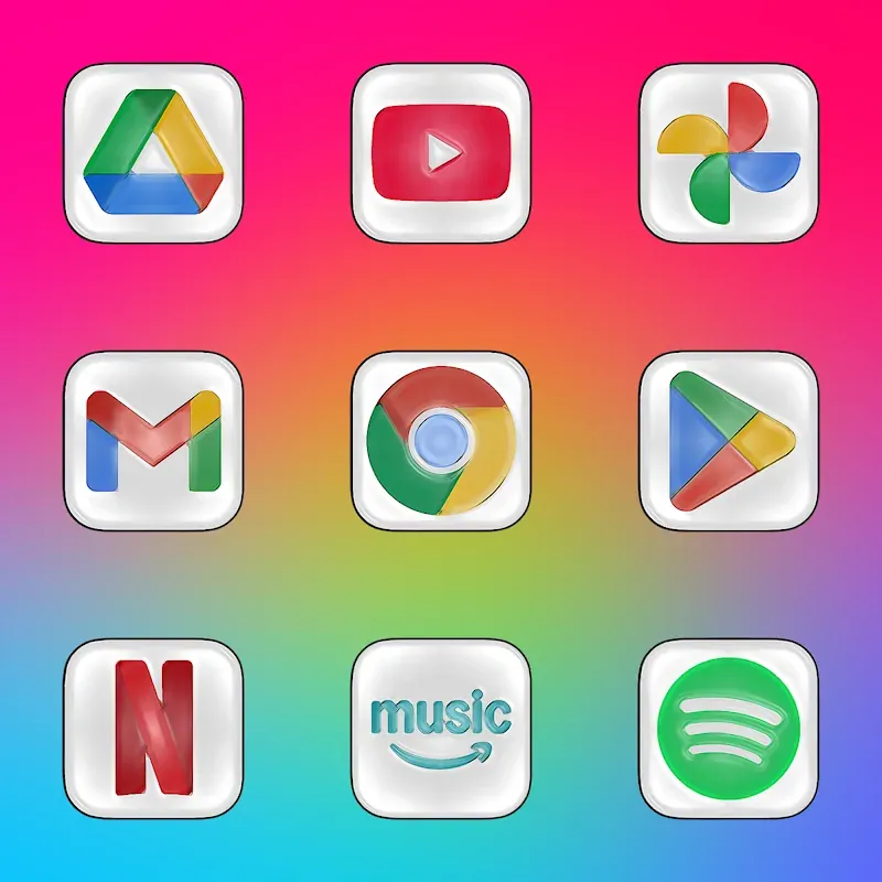 Glossy - Icon Pack screenshot 4