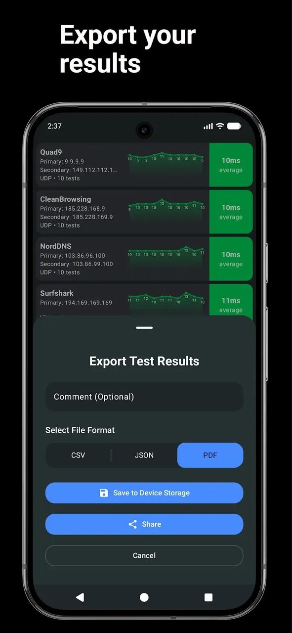 DNS Speed Test screenshot 6