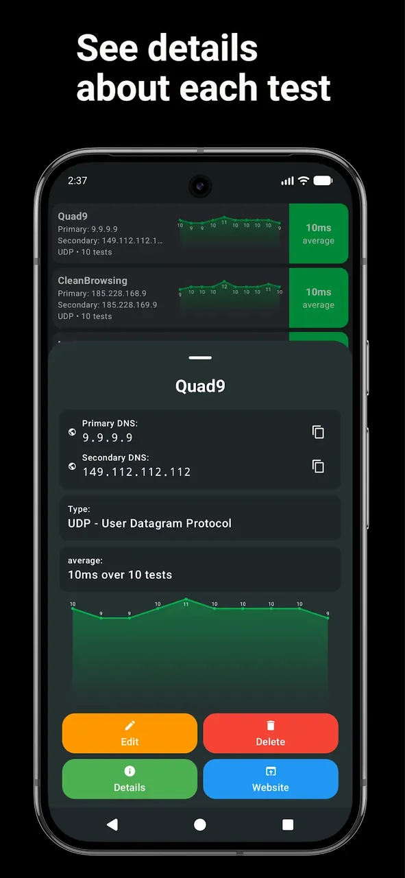 DNS Speed Test screenshot 4
