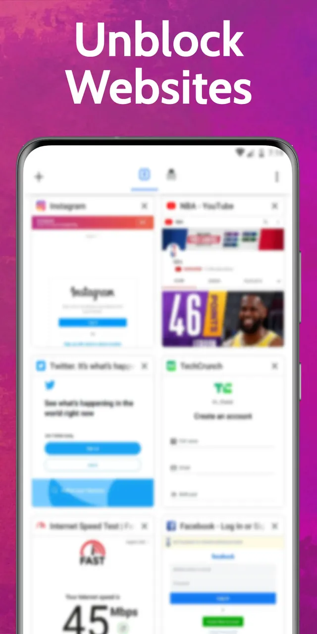 UPX VPN Browser screenshot 4