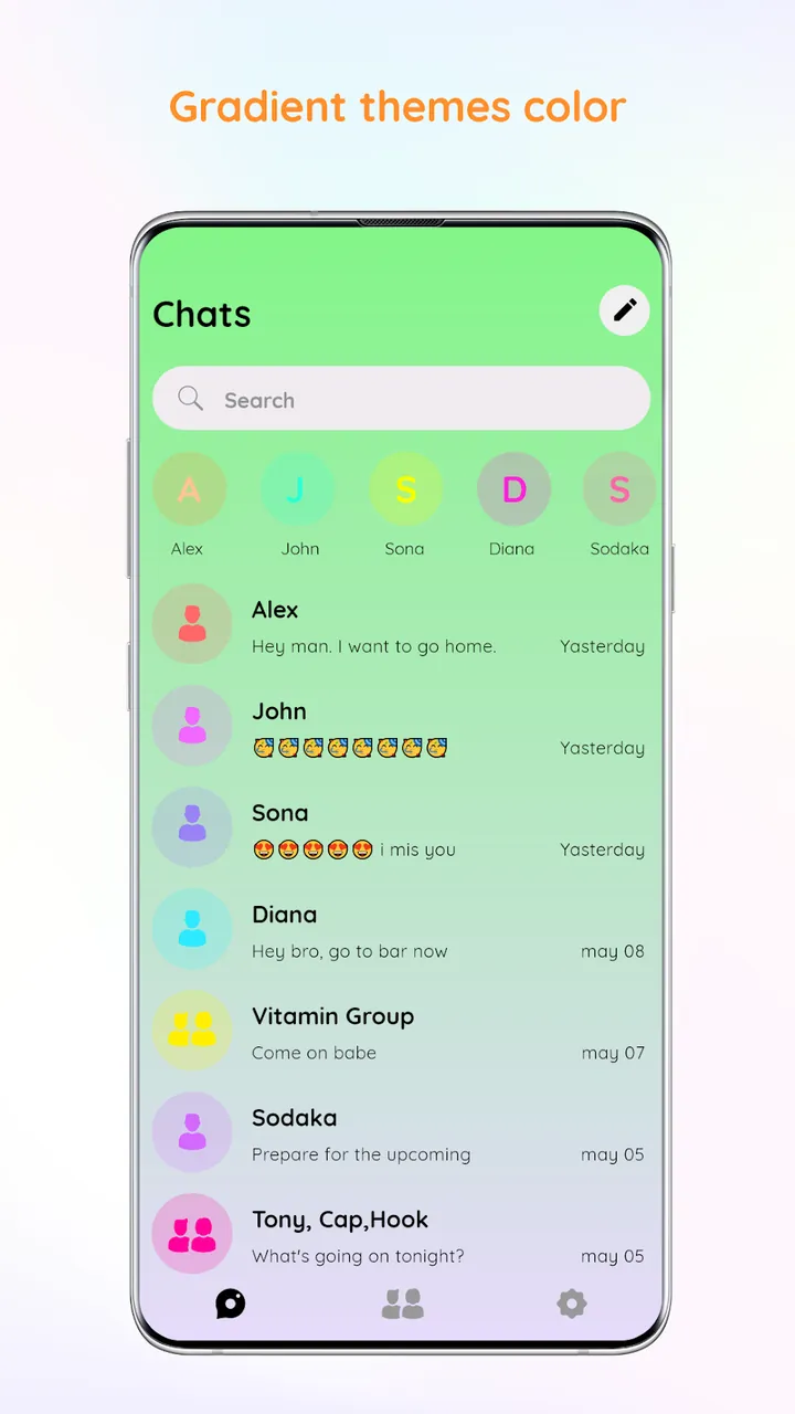 Messenger Theme screenshot 7