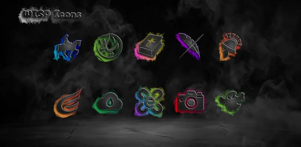 Wisp Dark Icons screenshot 1