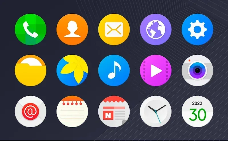 TouchWiz - Icon Pack (Round) screenshot 3