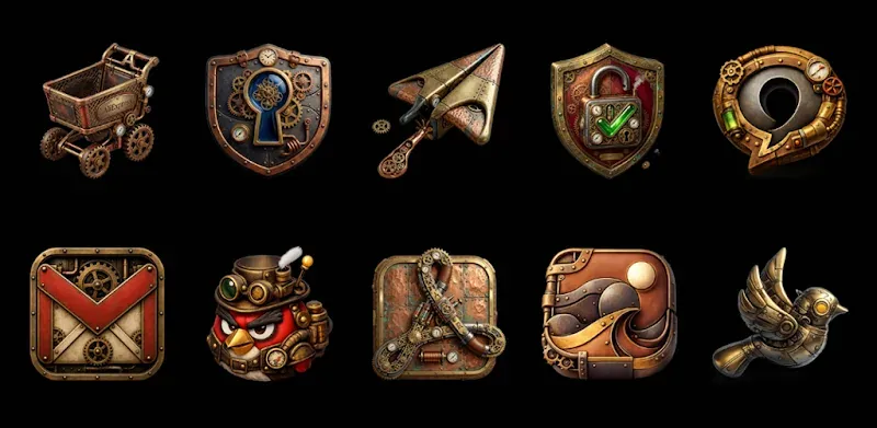 Steampunk - Icon Pack screenshot 2