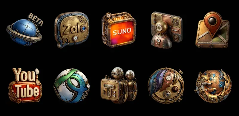 Steampunk - Icon Pack screenshot 5