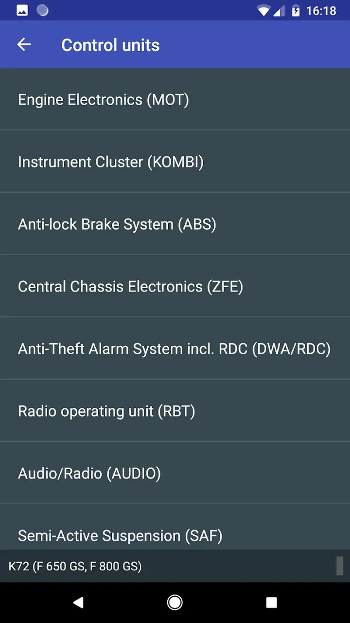 MotoScan for BMW Motorcycles screenshot 4