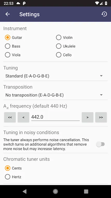 Strobe Tuner Pro: Guitar Tuner screenshot 2