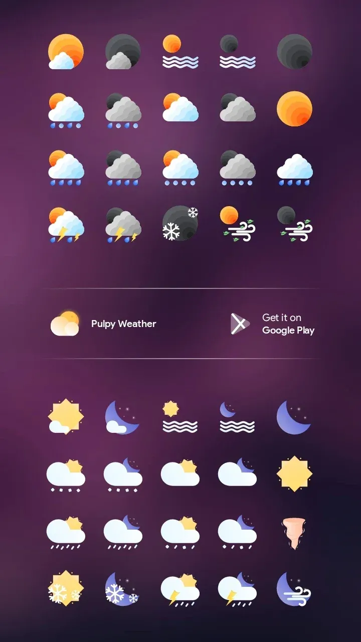 Pulpy Weather - Kwgt/Klwp/Klck screenshot 4