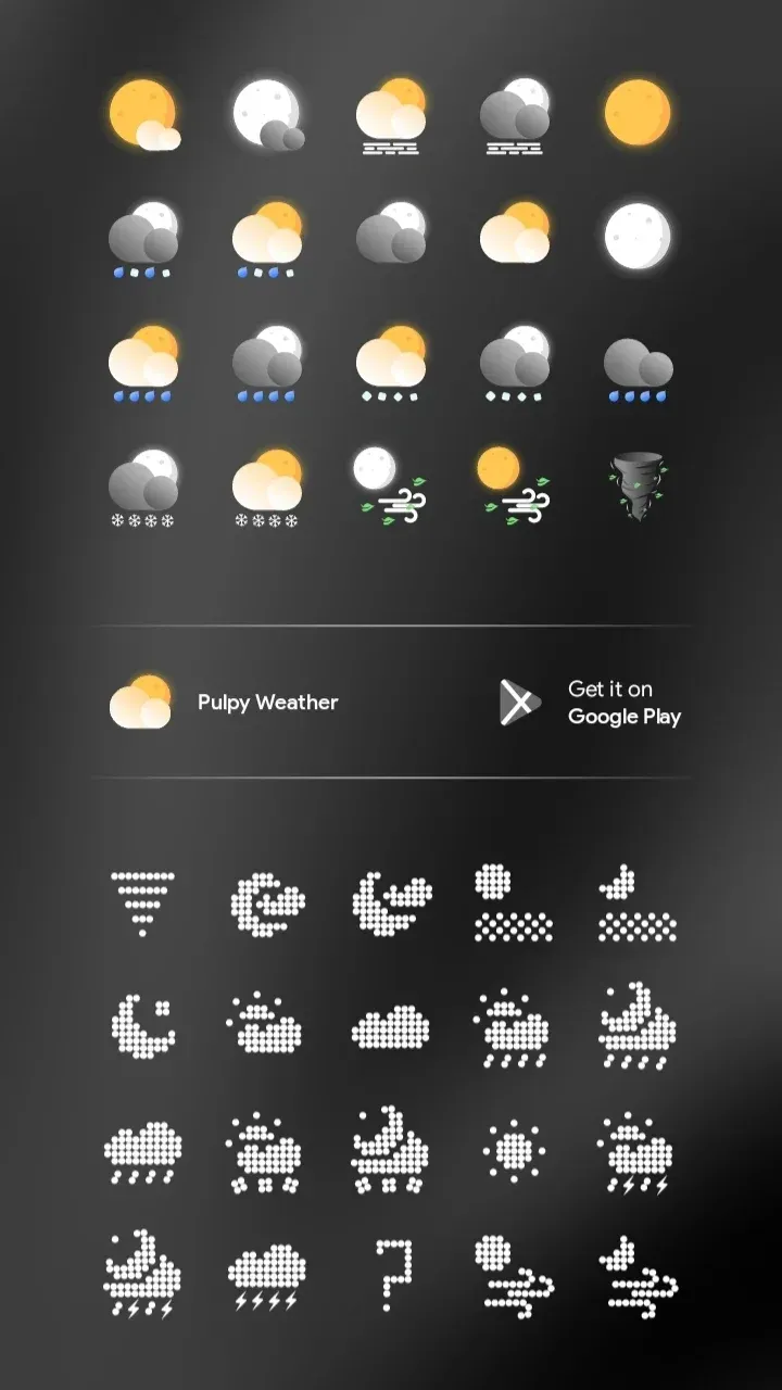 Pulpy Weather - Kwgt/Klwp/Klck screenshot 3