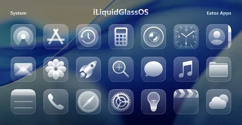 iLiquidGlassOS screenshot 5