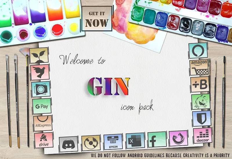 GIN Icon Pack - Get It Now screenshot 2