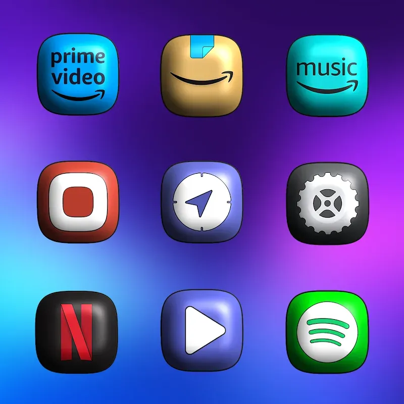 One UI 3D - Icon Pack screenshot 6