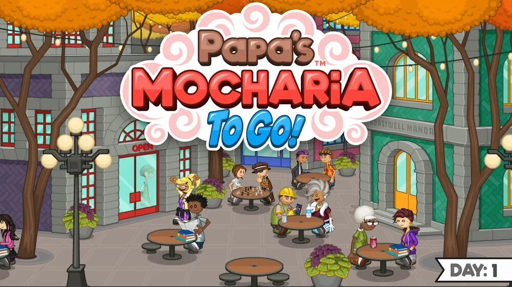 Papa's Mocharia To Go! screenshot 2