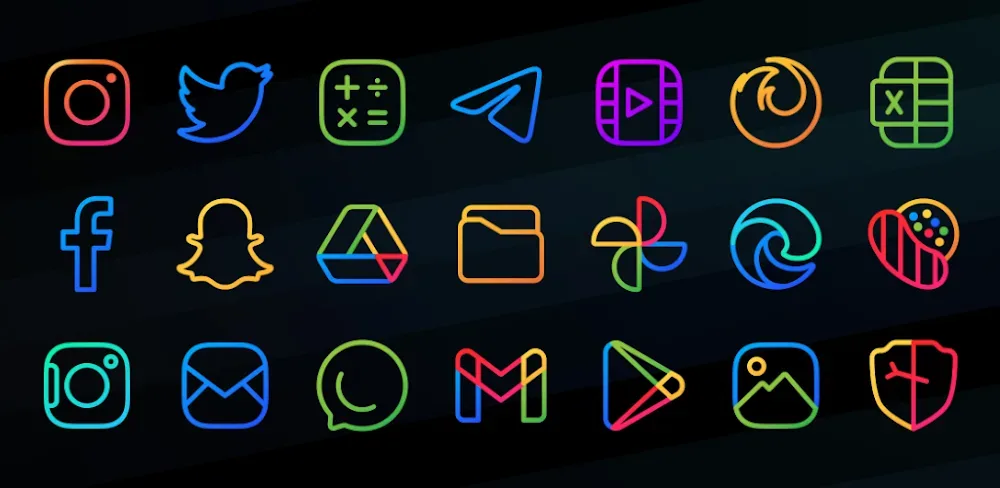 Caelus: Linear Icon Pack screenshot 1