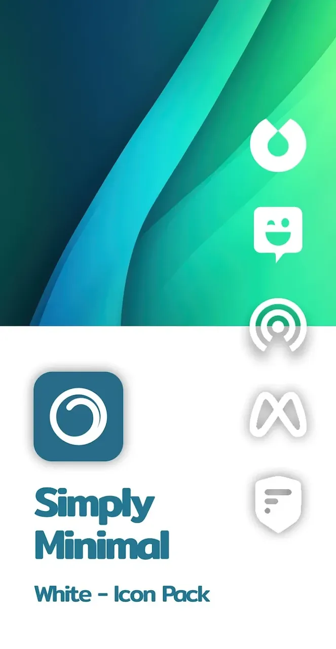 Simply Minimal White Icon Pack screenshot 2