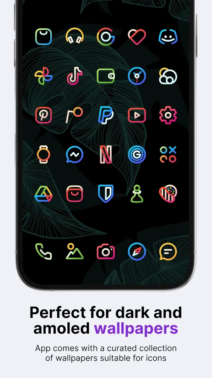 Aline: bold linear icon pack screenshot 3