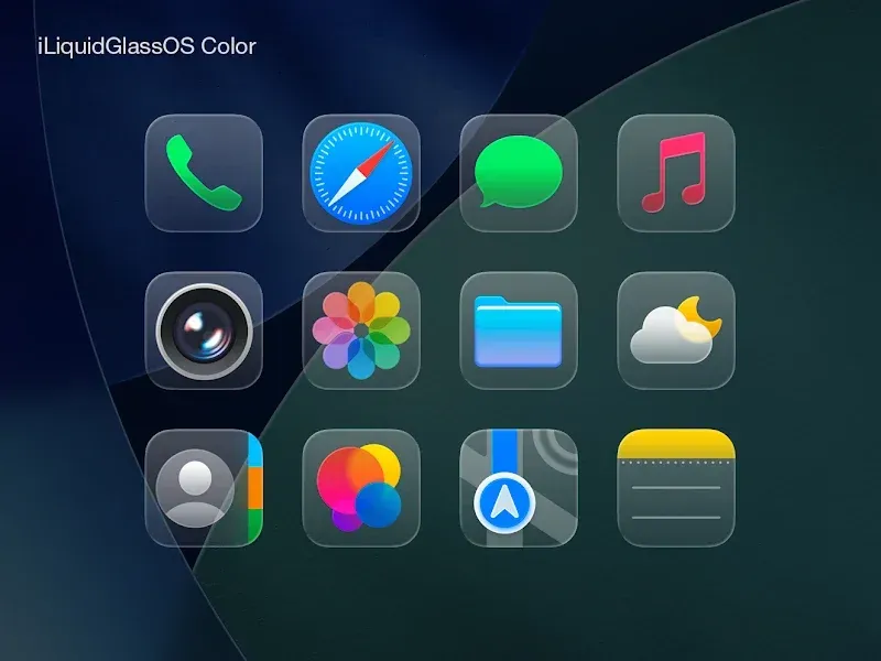 iLiquidGlassOS (Color) screenshot 4