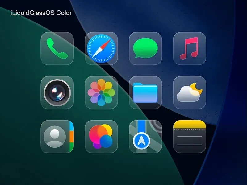 iLiquidGlassOS (Color) screenshot 5