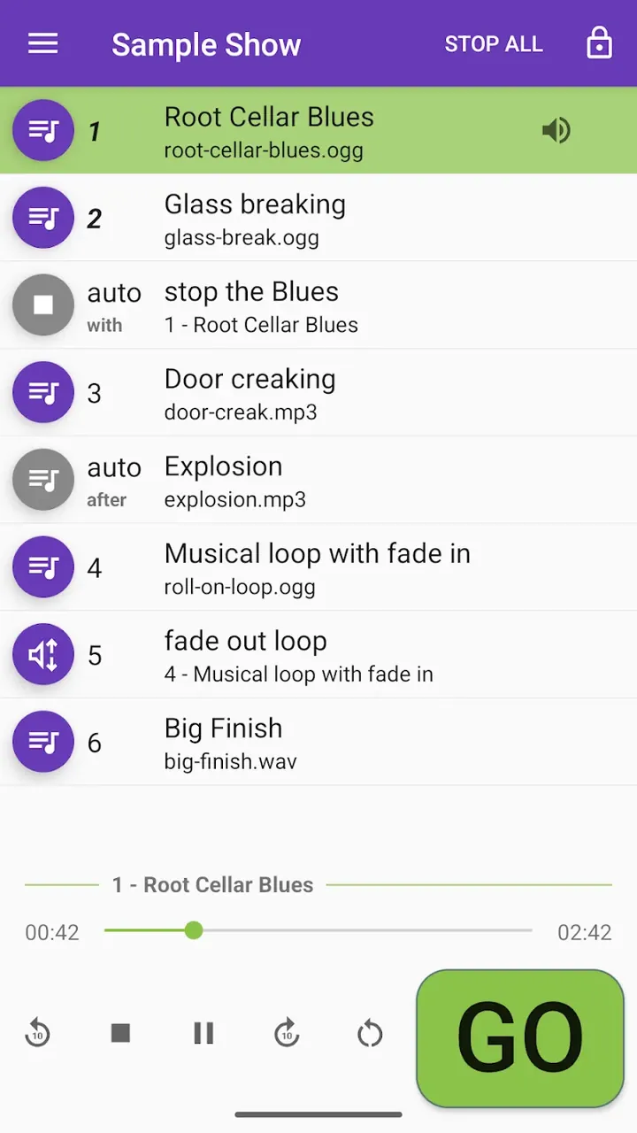 Audio Cues screenshot 2