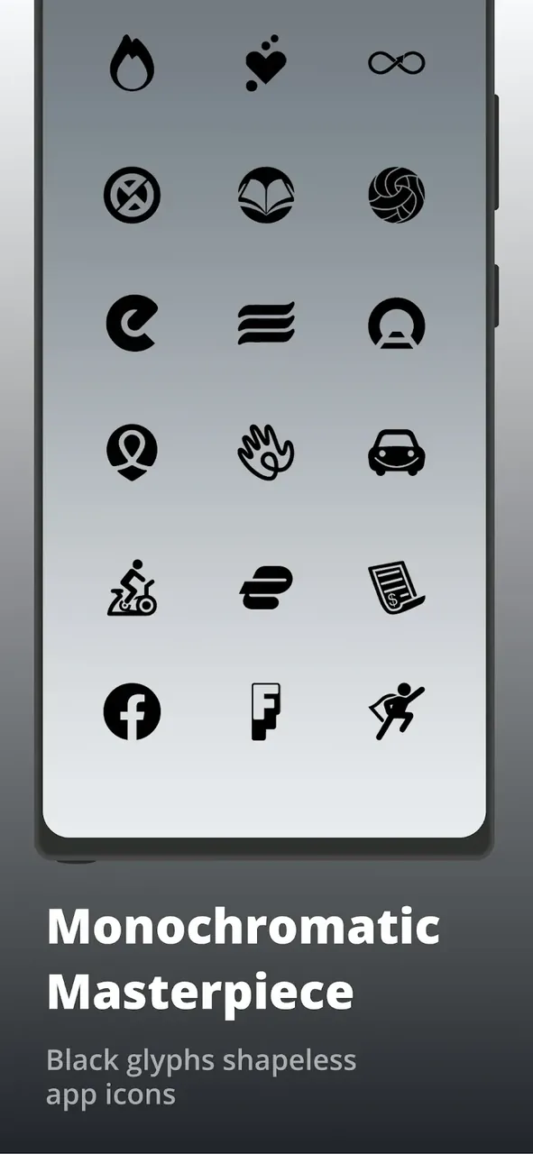 Dark Side Black Icon Pack – Screenshot 5