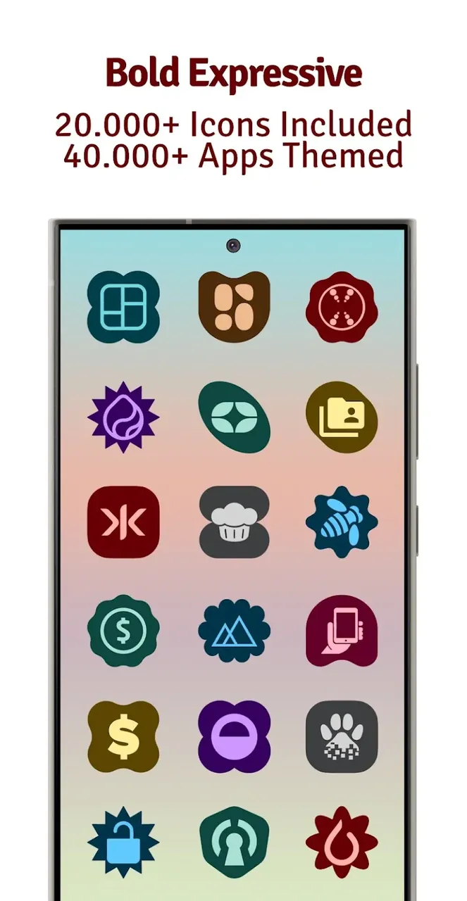 Expressive Night Icon Pack screenshot 3